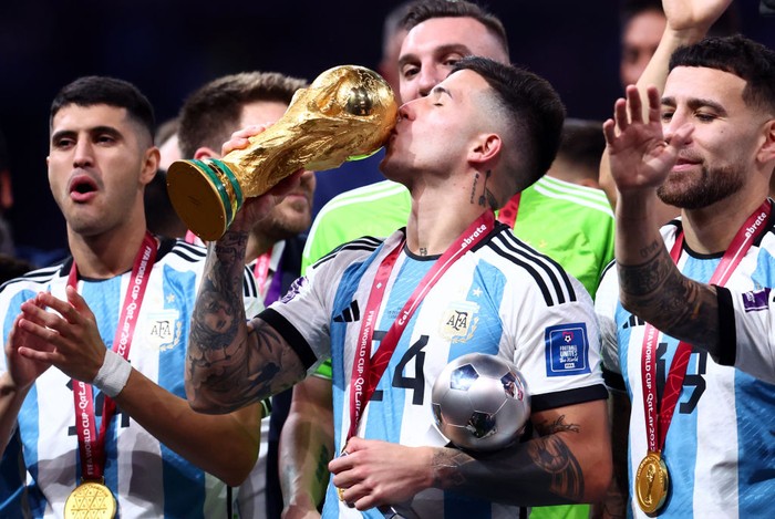 Enzo Fernández tiene la mayor ventaja en la Copa del Mundo